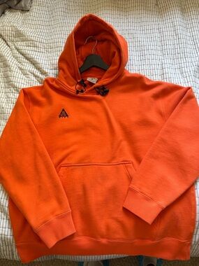 Nike Orange ACG Pullover Hoodie